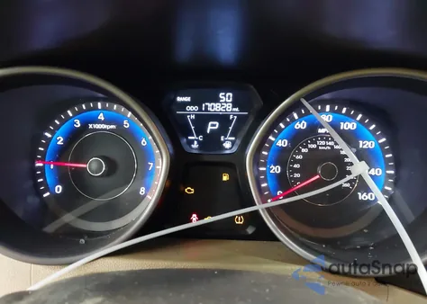 2012 Hyundai Elantra Limited (Ulsan Plant) z USA, uszkodzony, nr VIN KMHDH4AE1CU323638